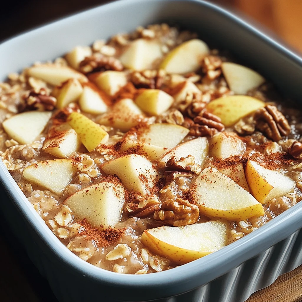 Baked Oatmeal Apfel-Zimt