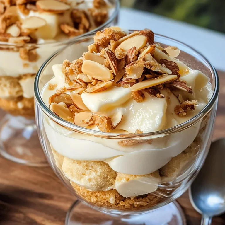 Bienenstich-Dessert - mit Löffelbiskuit