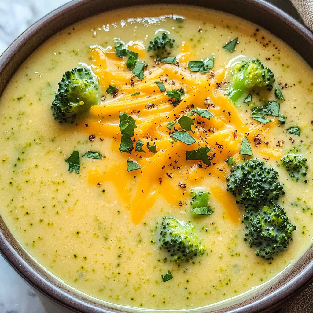 Brokkoli-Cheddar-Suppe