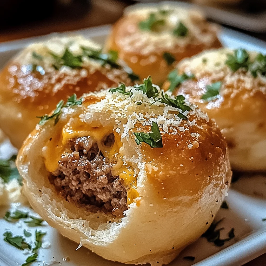 Cheeseburger-Bomben