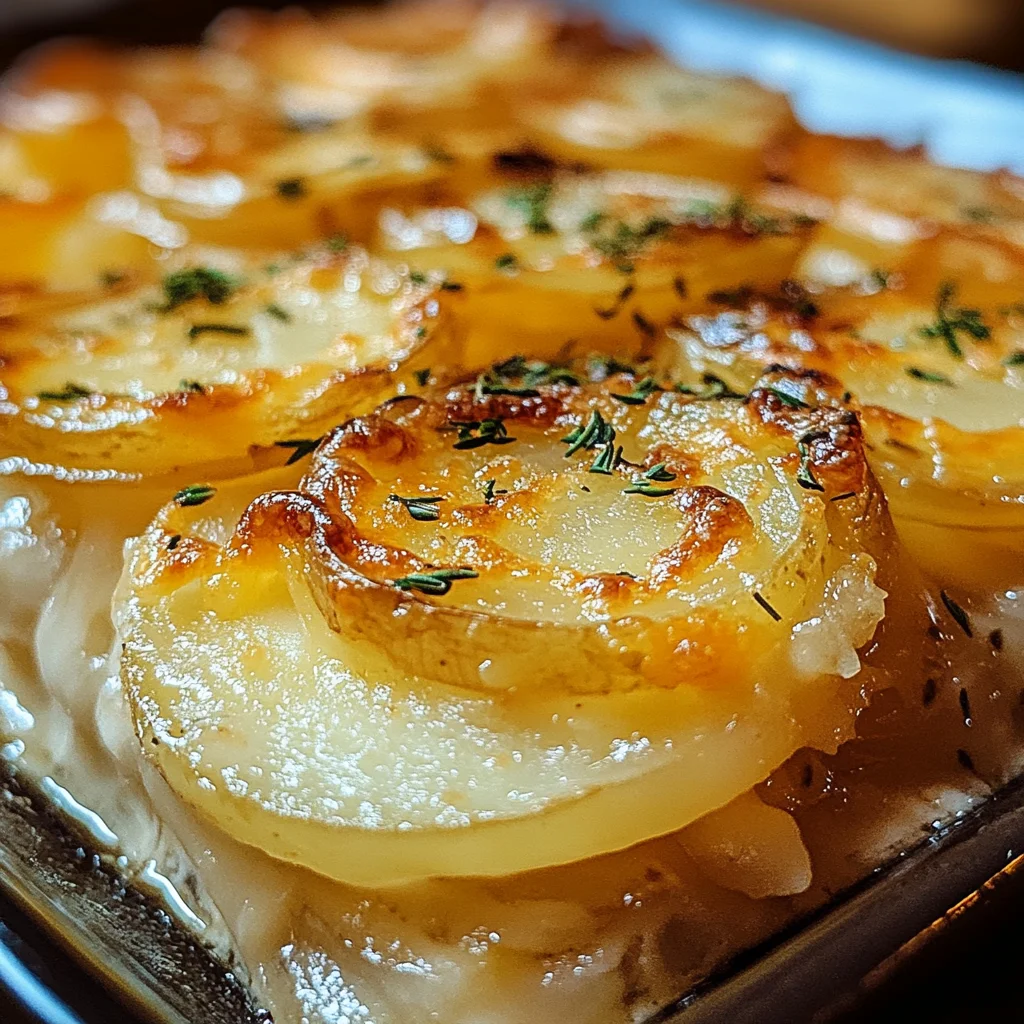 Cremiger French Onion Kartoffelauflauf