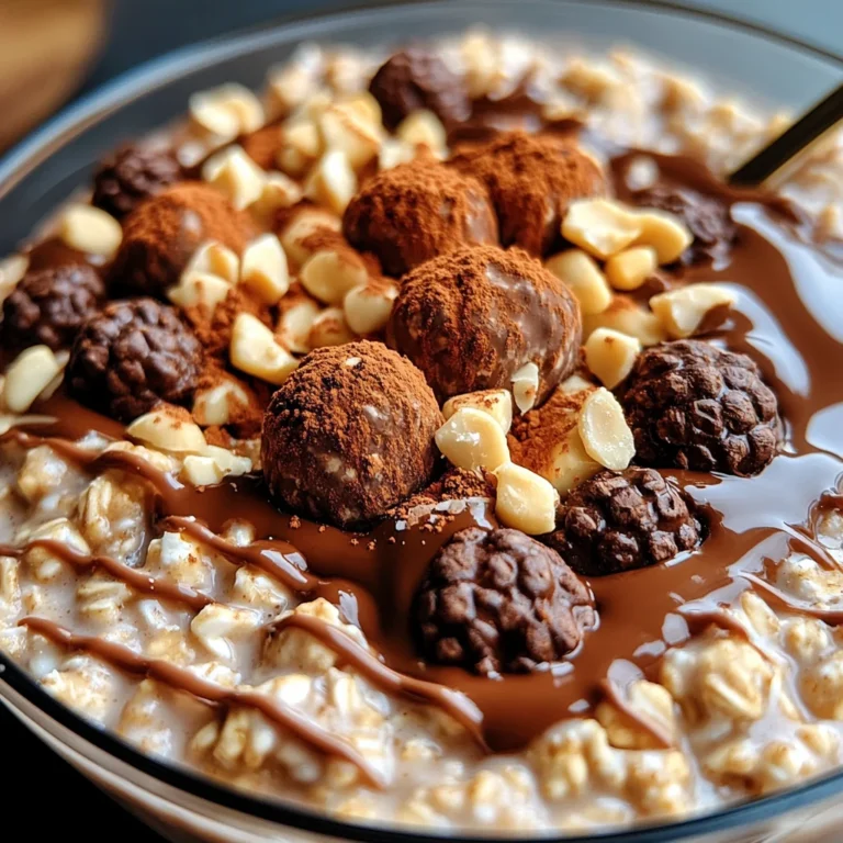 Ferrero Rocher Haferflocken für die Nacht