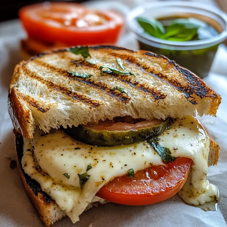 Gegrilltes Mozzarella-Sandwich