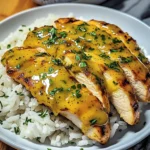Honig Senf Hähnchen mit Reis