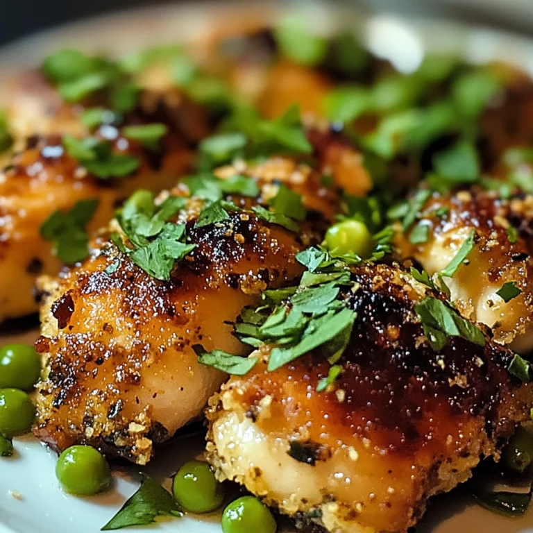 Knuspriges Erbsenhuhn