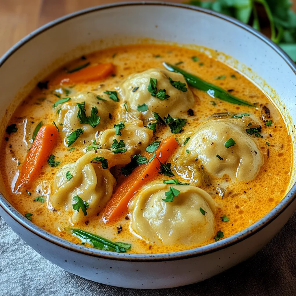 Kokosnuss-Curry-Suppe