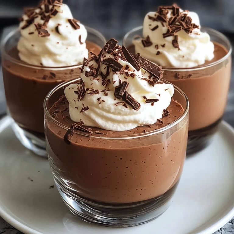 Mousse au Chocolat ohne Ei