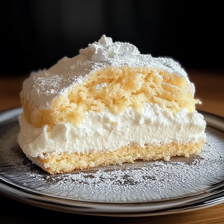Quark-Schneekuchen mit Vanillepudding