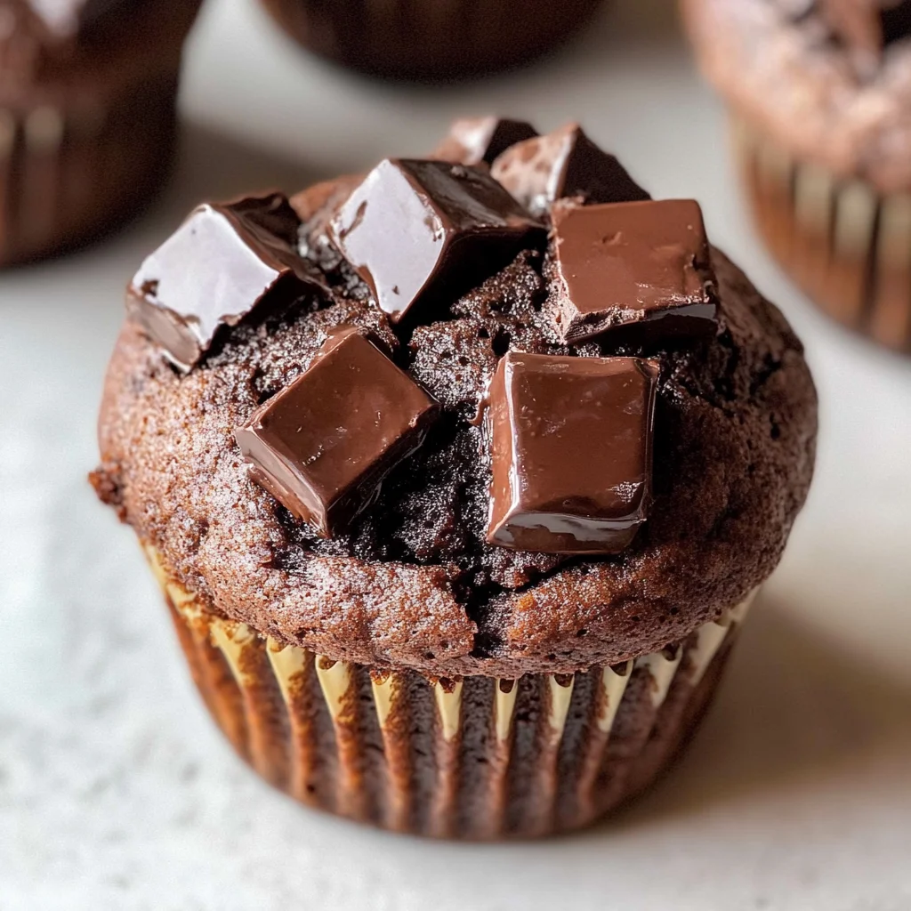 Saftige Schokomuffins mit Öl