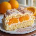 Schmandkuchen vom Blech mit Mandarinen