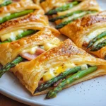 Spargel im Blätterteig mit Schinken & Käse
