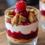 Spekulatius Dessert mit Himbeeren – Nachtisch zu Weihnachten
