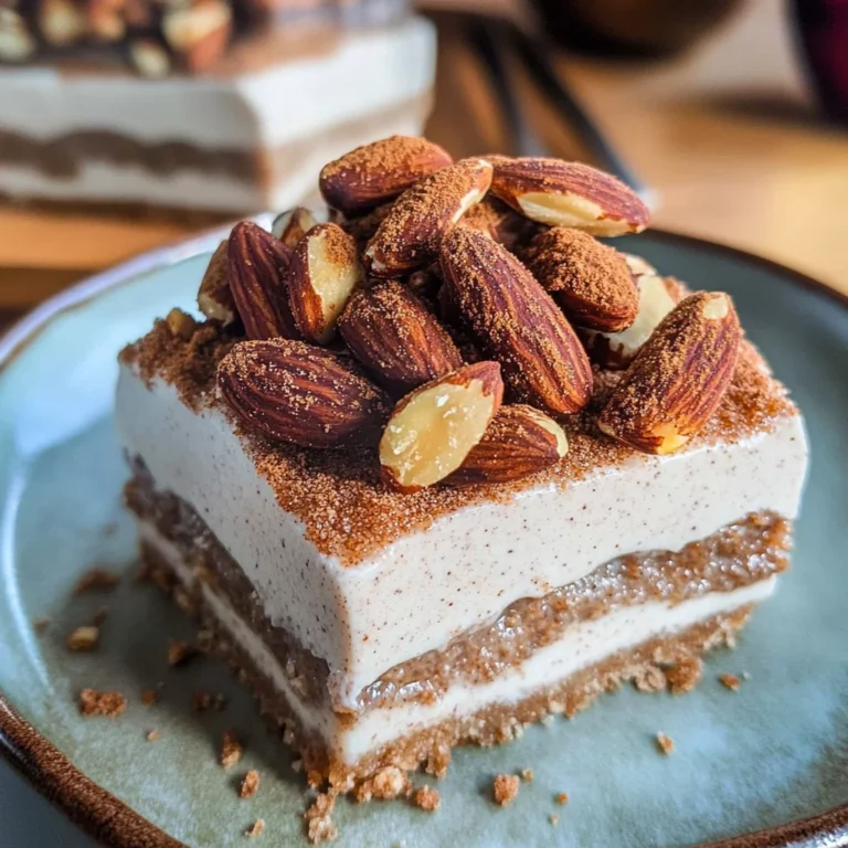 Spekulatius Dessert mit Zimt & Gebrannten Mandeln