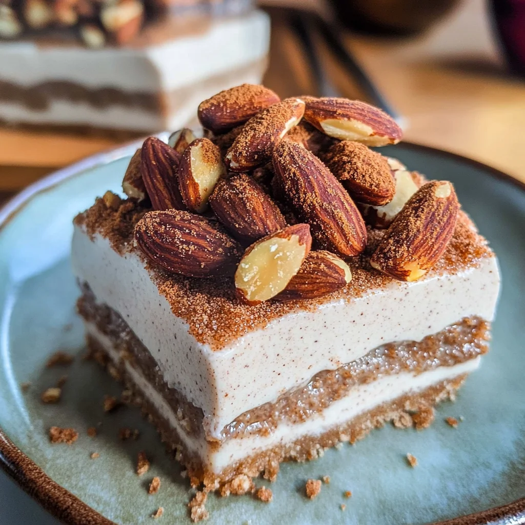 Spekulatius Dessert mit Zimt & Gebrannten Mandeln