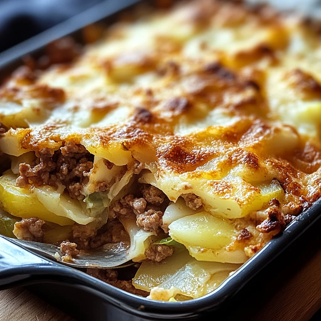 Spitzkohl-Hackfleisch-Auflauf