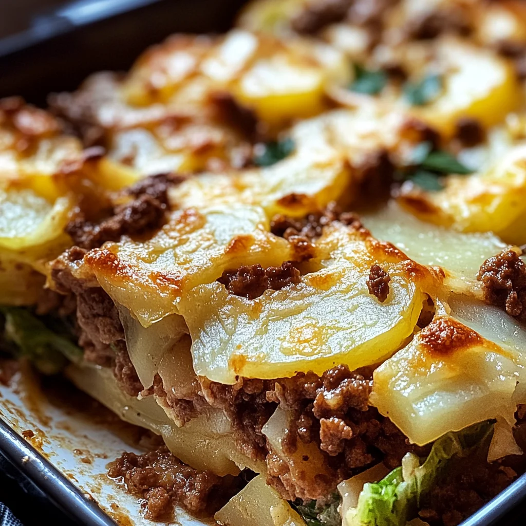 Spitzkohl-Hackfleisch-Auflauf