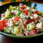 Thunfisch-Hüttenkäse-Salat