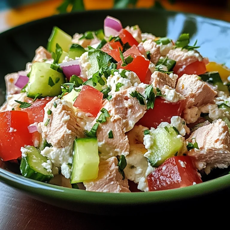 Thunfisch-Hüttenkäse-Salat