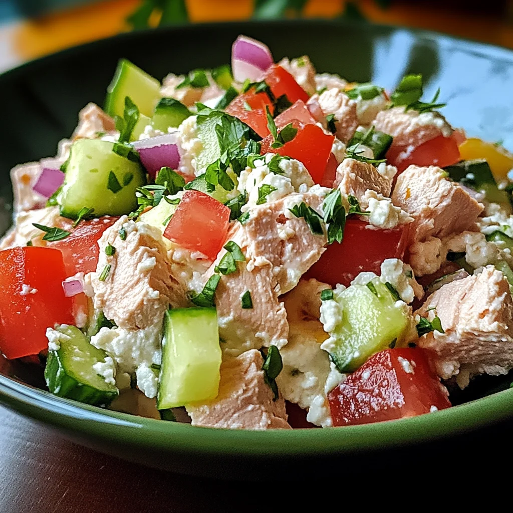 Thunfisch-Hüttenkäse-Salat