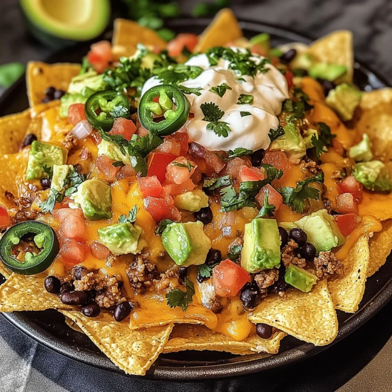 Überbackene Nachos nach Mexikanischer Art