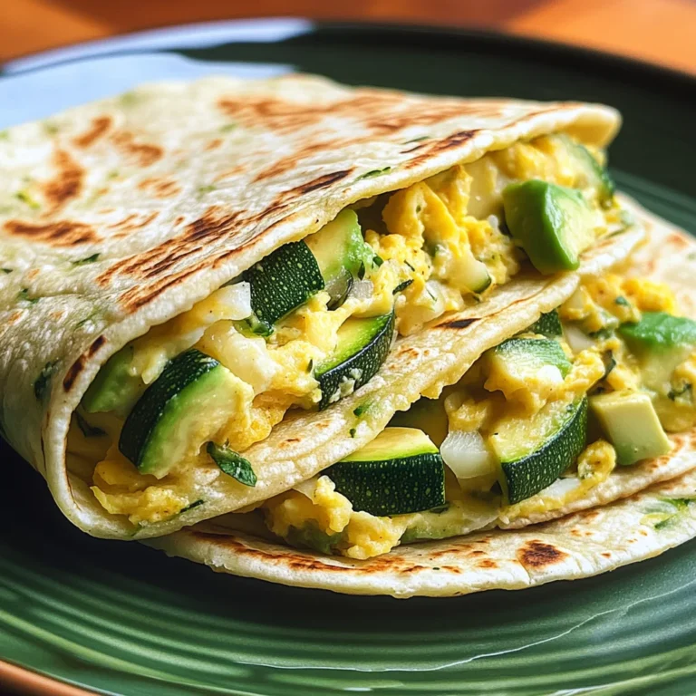 Zucchini-Frühstücks-Tortillas