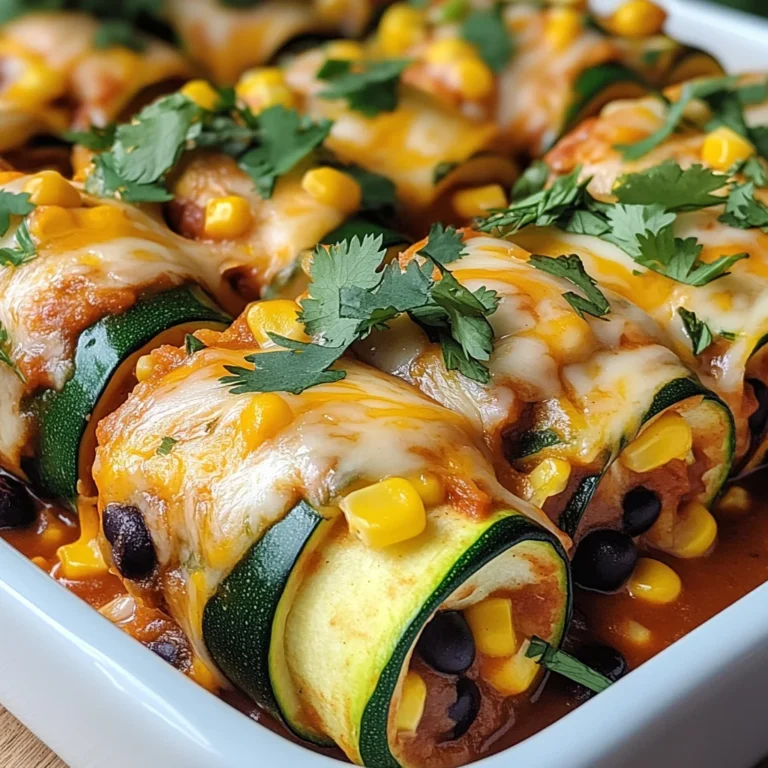 Zucchini Enchilada Roll-Ups