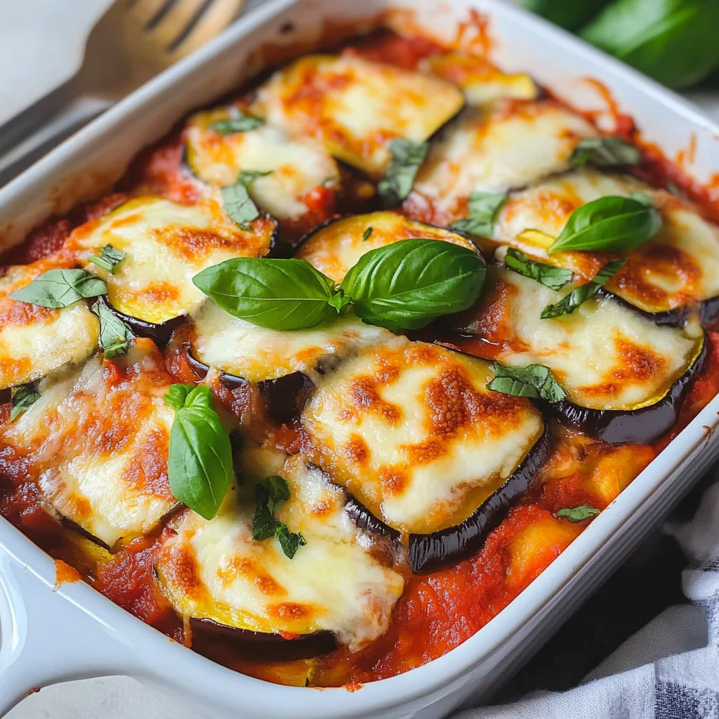 Aubergine-Zucchini-Auflauf