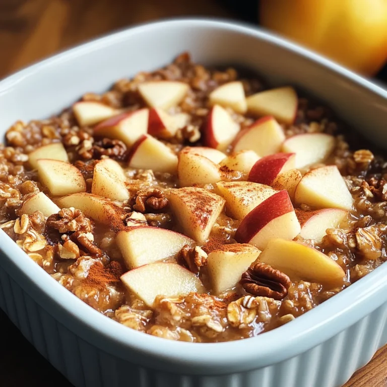 Baked Oatmeal Apfel-Zimt