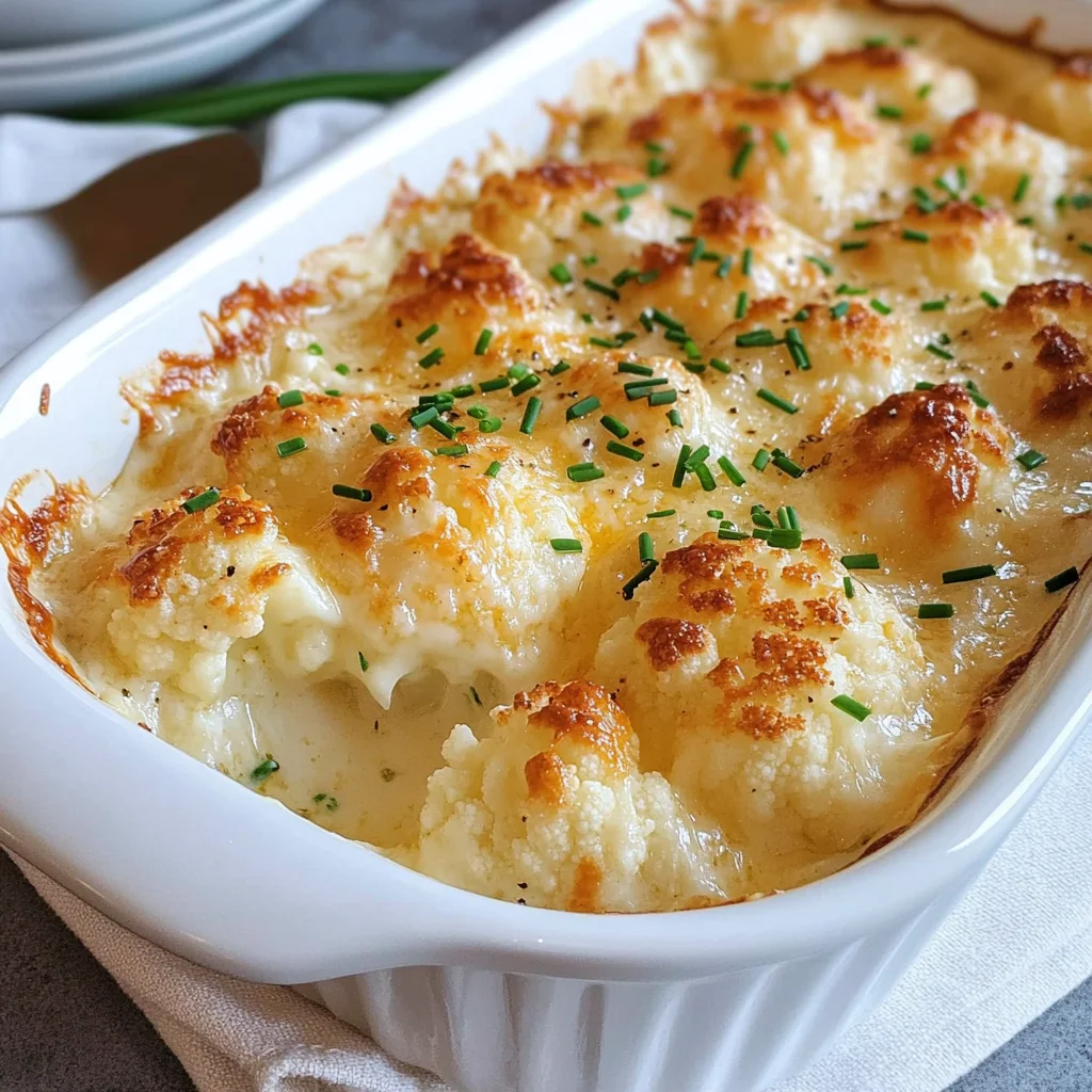 Blumenkohlauflauf - vegetarisch & knusprig überbacken