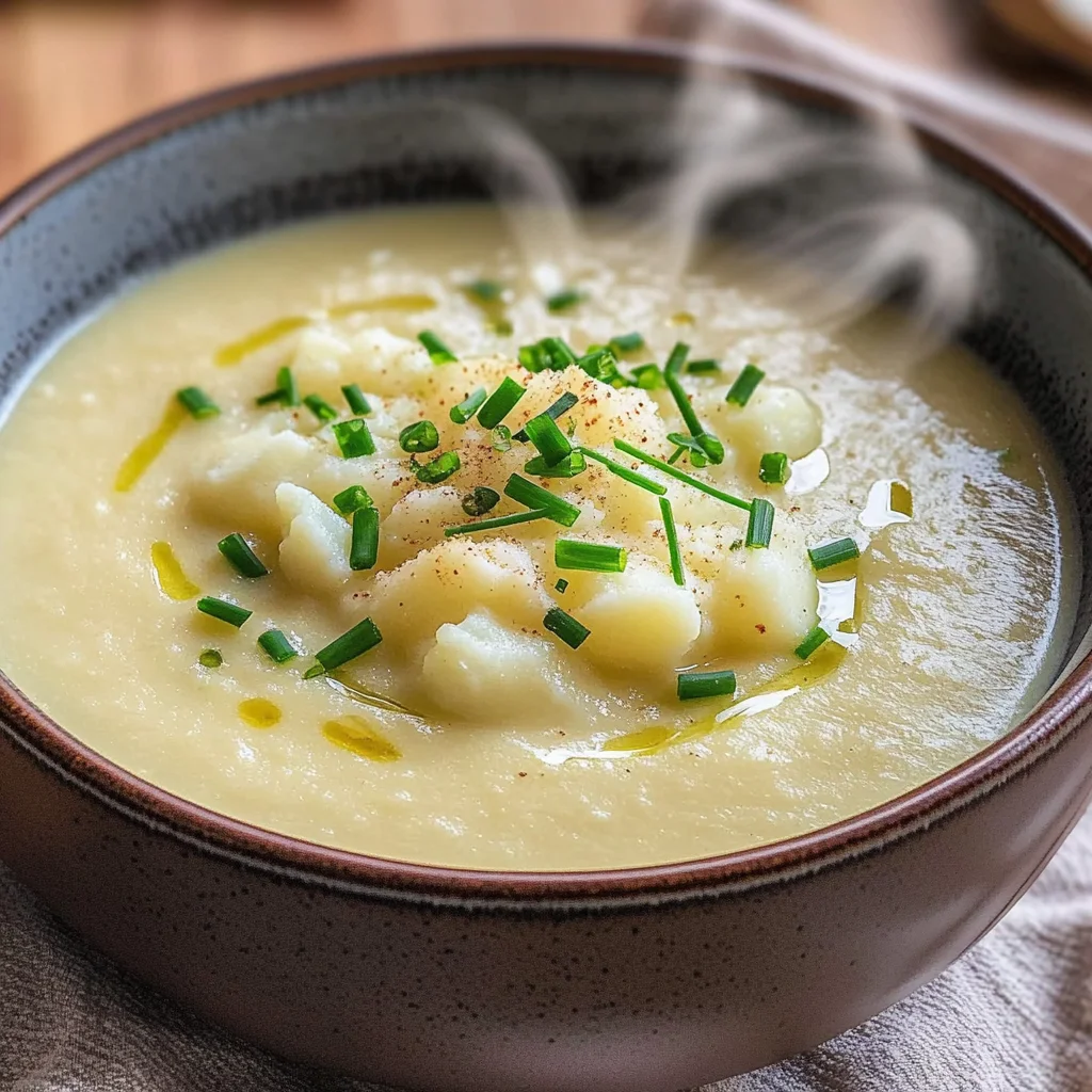 Blumenkohlsuppe - mit Kartoffeln, wie von Oma