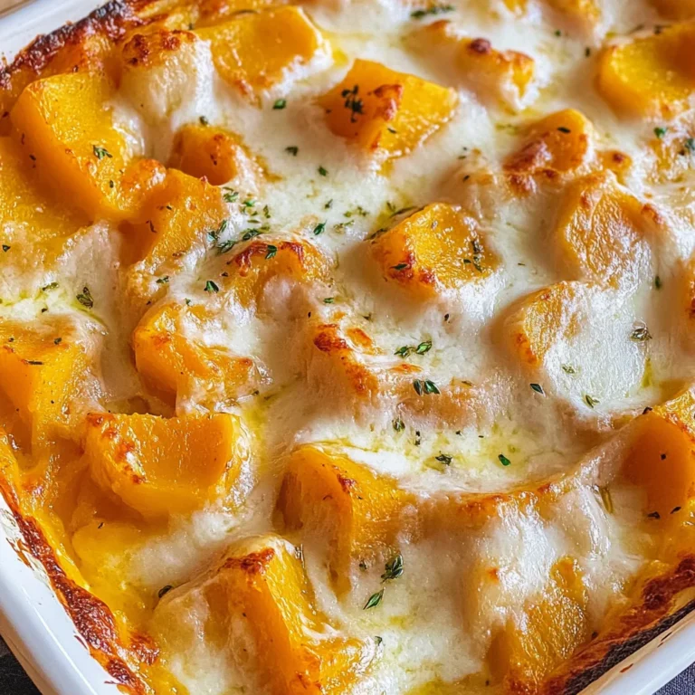 Butternut-Kürbis-Auflauf mit Gnocchi