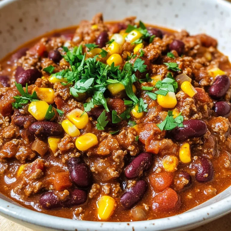 Chili con Carne mit Schokolade