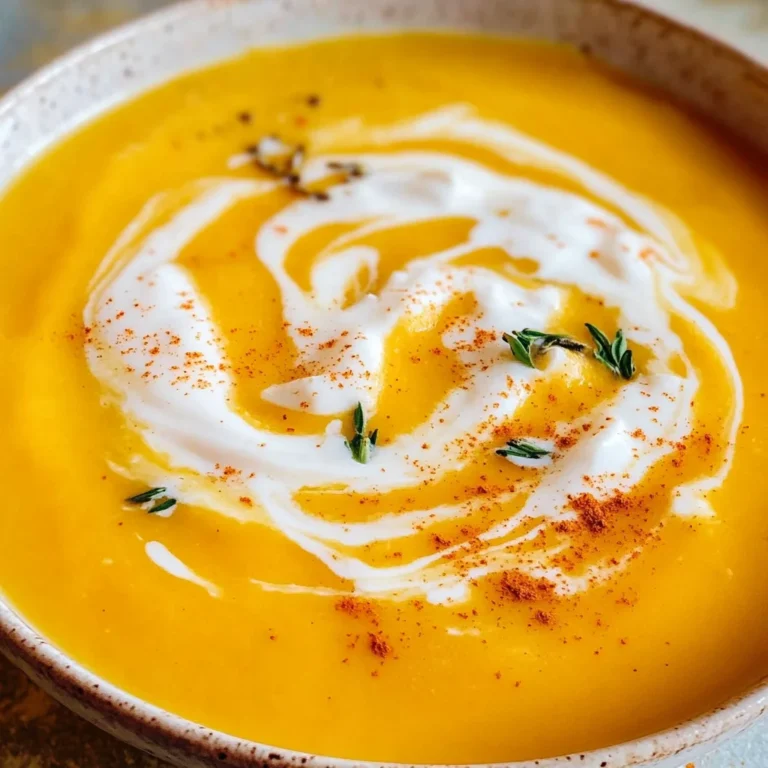 Cremige Butternut-Kürbis-Suppe