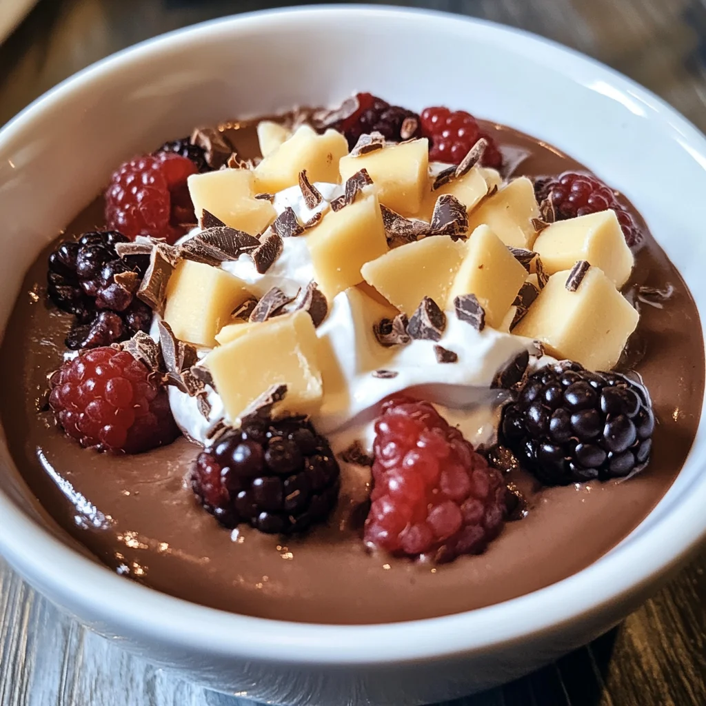 Cremiger Schokoladenpuddingbrei