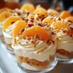 Eierlikör-Mousse mit Spekulatius-Creme und Mandarinen