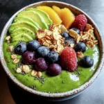 Grüne Açaí-Schale