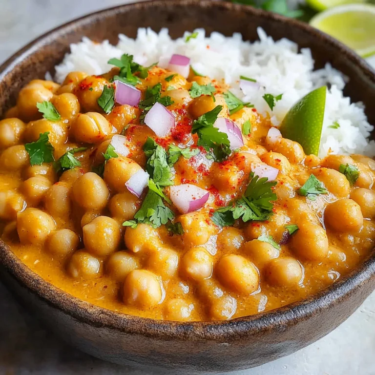 Kichererbsen-Curry mit Kokosmilch