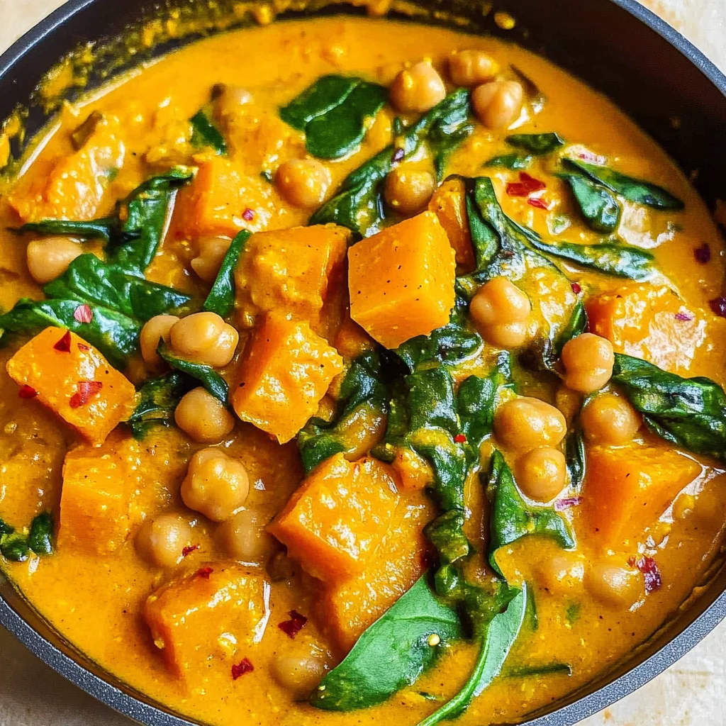 Kürbis-Kichererbsen-Curry