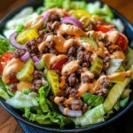 Low Carb Big Mac Salat