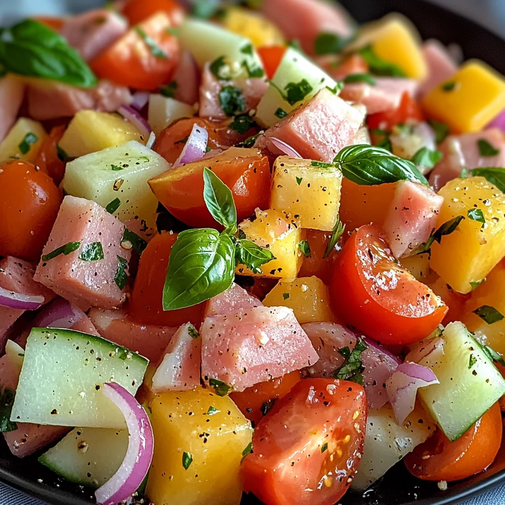 Melonensalat