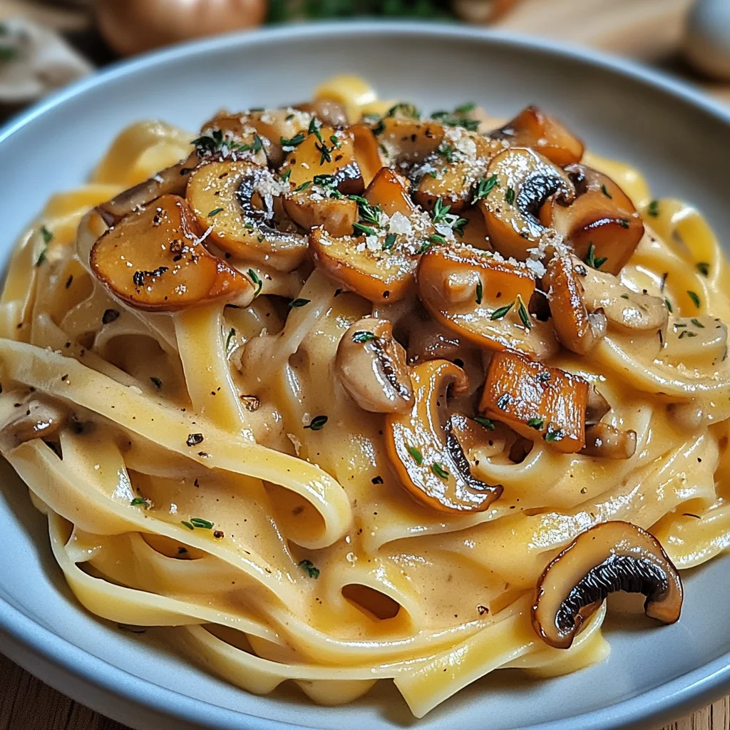 Nudeln mit Pfifferlingssauce
