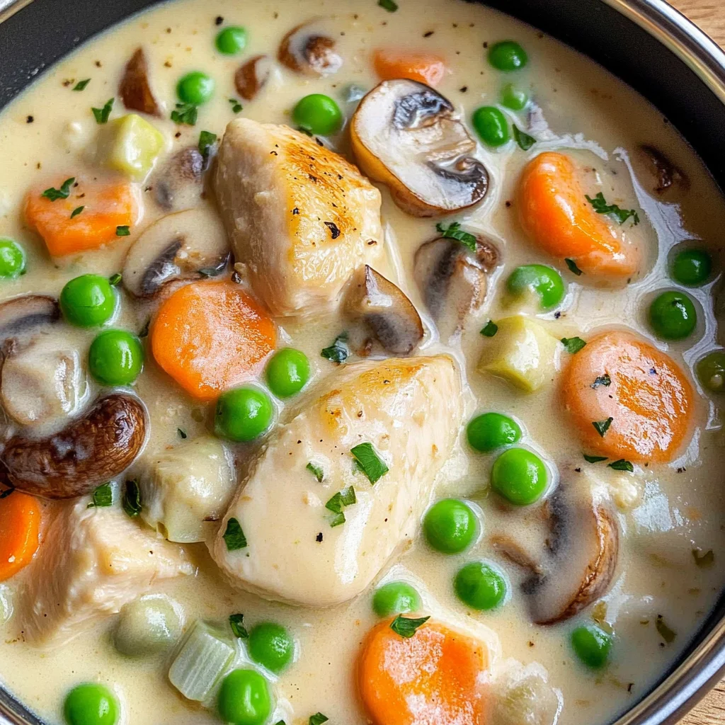 Omas Hühnerfrikassee - schnelles Rezept