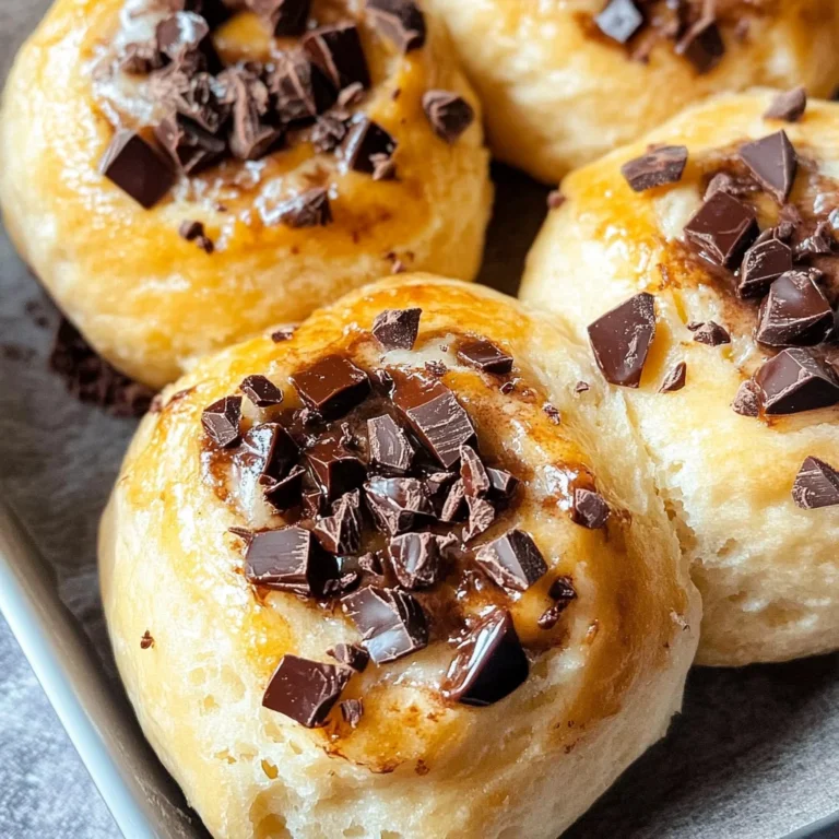 Schokobrötchen ohne Hefe selber machen