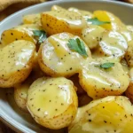 Senfsauce mit Salzkartoffeln