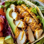 Südwestliche Hähnchen-Wraps