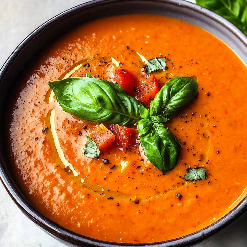 Tomaten-Paprika-Suppe