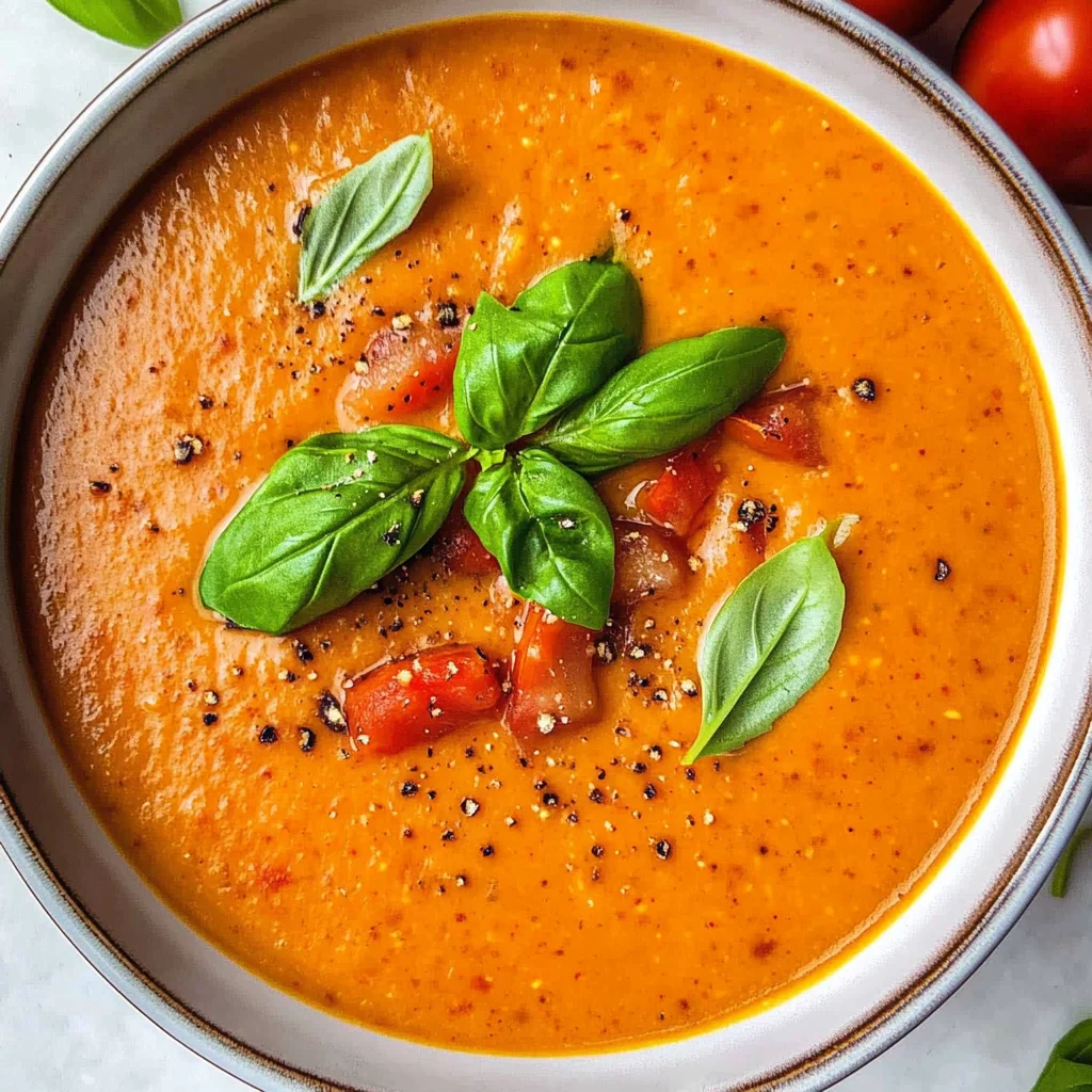 Tomaten-Paprika-Suppe