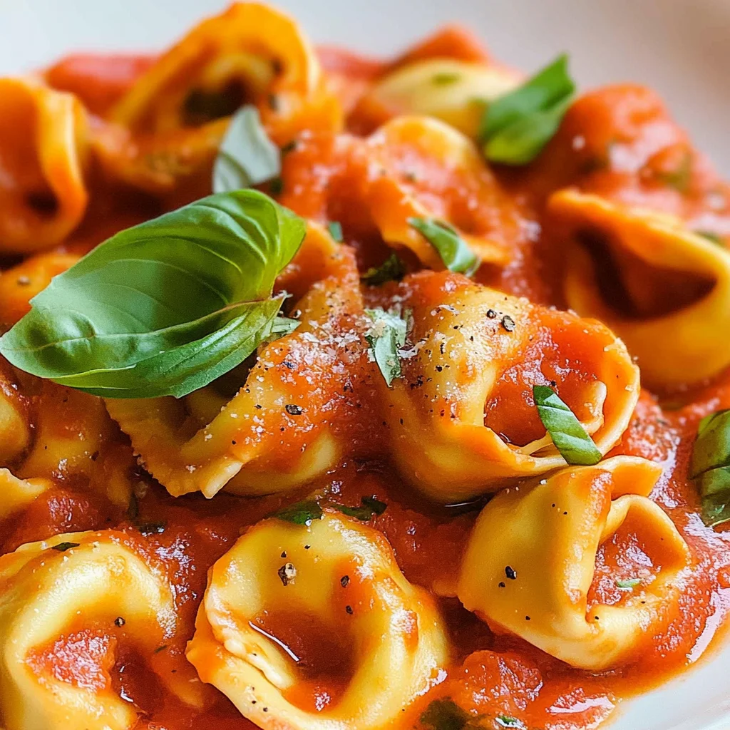 Tortellini mit Tomatensoße